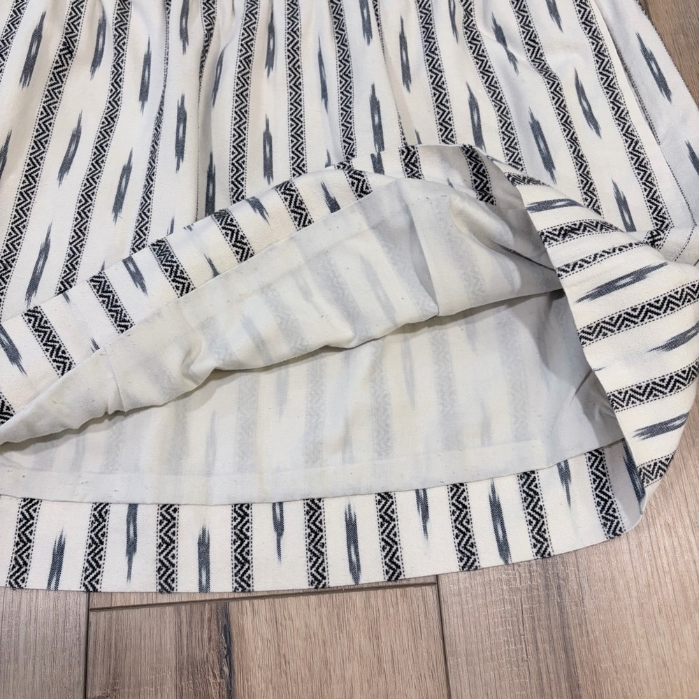 J.Crew Boho Core Tribal Mini Skirt Adjustable Waist Pull On 10 Festival - Picture 4 of 8